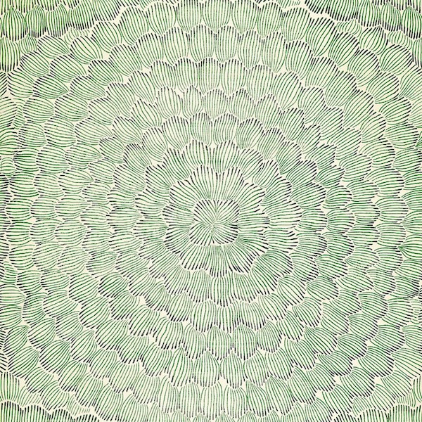 Feather Bloom Sisal - Emerald & Ore Wallpapers | Schumacher